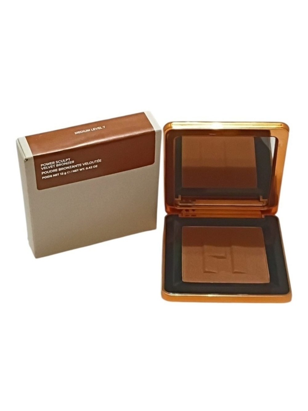 HAUS LABS Power Sculpt Velvet Bronzer Medium Level 7 0.42 oz / 12g Talc-Free
